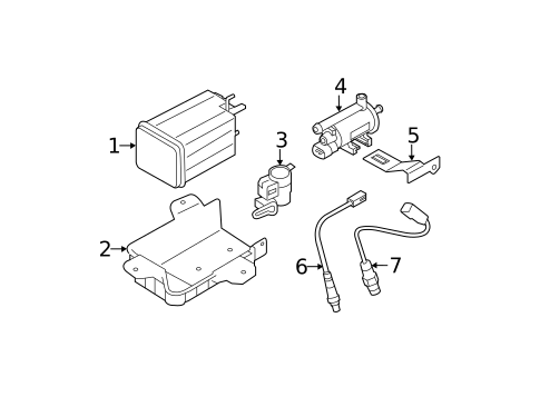Emission Components for 2011 Kia Sorento #0