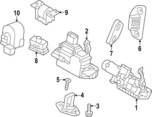 Lock & Hardware for 2025 Kia Sportage #2