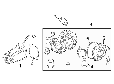 Axle & Differential for 2009 Chevrolet Equinox #0