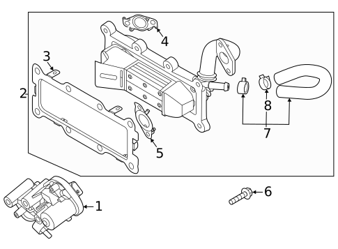 EGR System for 2024 Hyundai Sonata #0