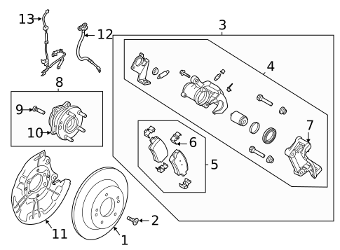 Rear Brakes for 2024 Hyundai Elantra N #0