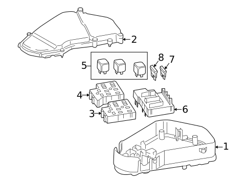 Fuse & Relay for 2009 Audi Q7 #0