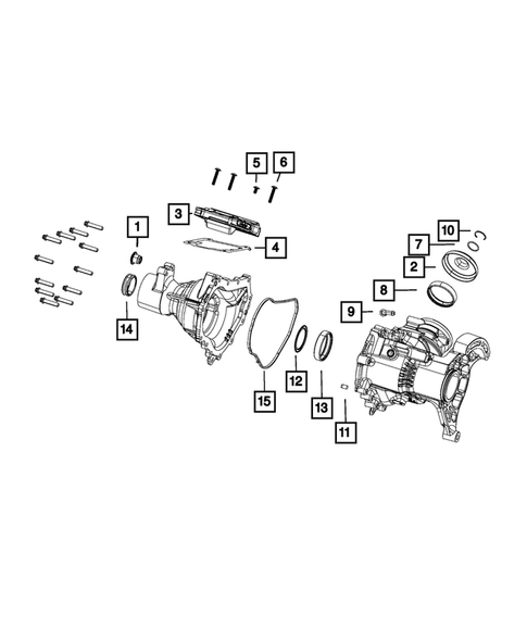 Transfer Case and PTU Assembly for 2020 Jeep Cherokee #1
