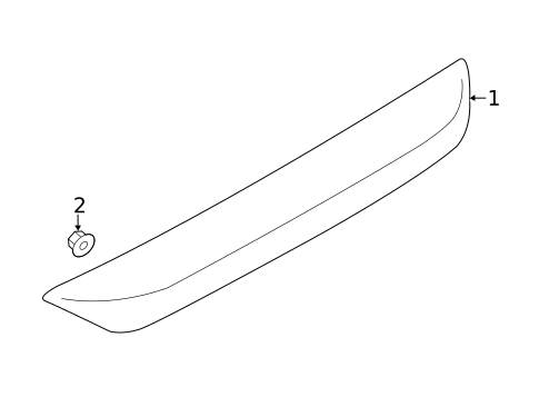 High Mounted Stop Lamp for 2024 Subaru Forester #0