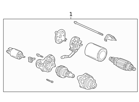 Starter for 2004 Acura RSX #2