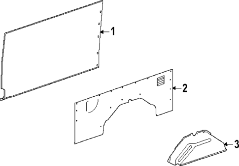 Interior Trim - Side Panel for 2025 Ford E-Transit #11