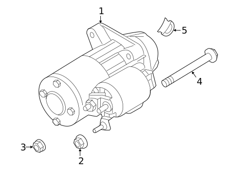 Starter for 2015 Ford Fiesta #0