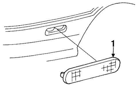 Side Marker Lamps for 1993 Dodge Daytona #0