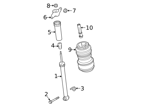 Shocks & Components for 2022 Land Rover Range Rover Velar #1