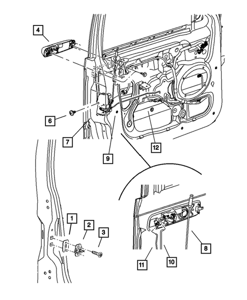 Front Door for 2006 Jeep Grand Cherokee #0