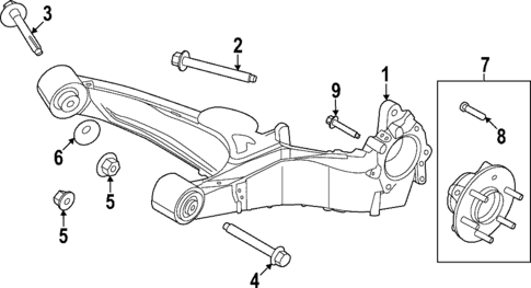 Rear Suspension for 2023 Ford F-150 Lightning #1