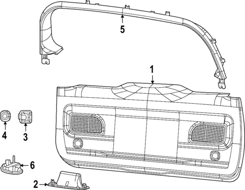 Interior Trim for 2025 Jeep Grand Cherokee #0