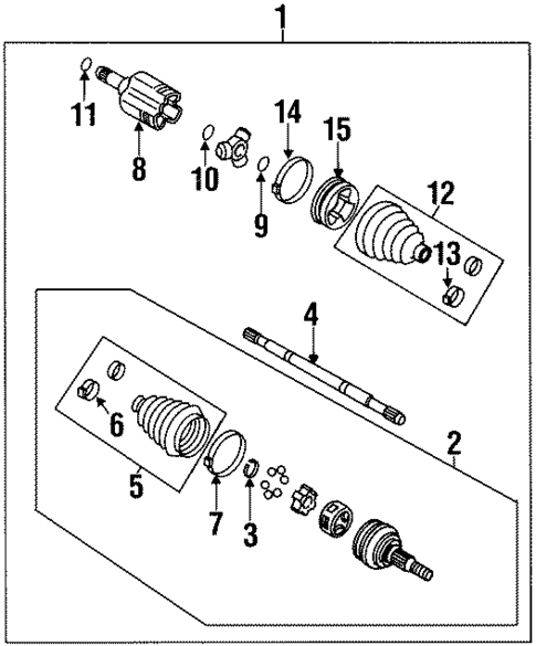 Drive Axles for 2003 Oldsmobile Silhouette #0