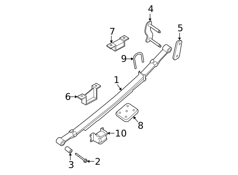 Rear Suspension for 2008 Nissan Xterra #0