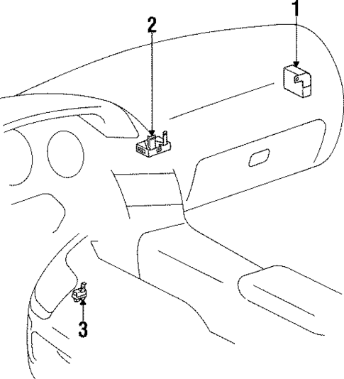 Anti-Theft Components for 1997 Toyota Supra #0