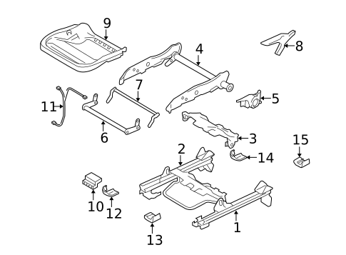 Tracks & Components for 2006 Volvo V50 #1