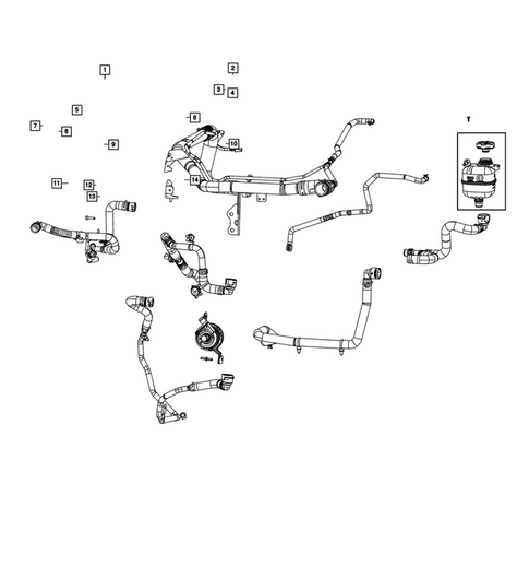 Radiator and Related Parts; Charge Air Cooler for 2020 Jeep Wrangler #8