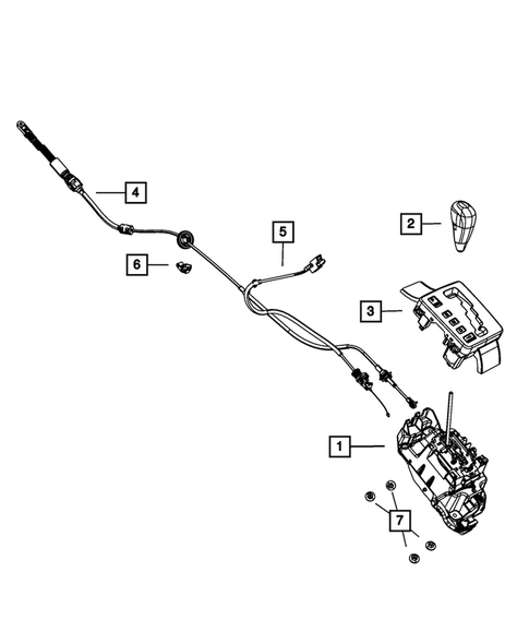 Gearshift Controls and Related Parts for 2008 Chrysler Pacifica #0