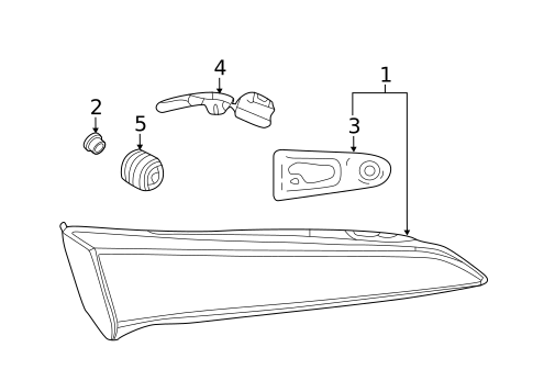 Tail Lamps for 2025 Toyota Corolla #1
