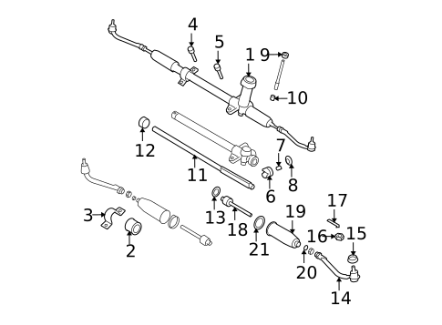 Steering Gear & Linkage for 2012 Hyundai Elantra #2