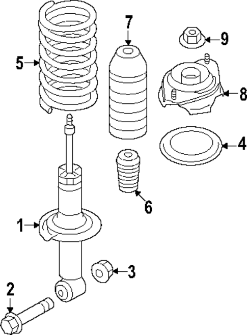 Struts & Components for 2015 Subaru XV Crosstrek #10