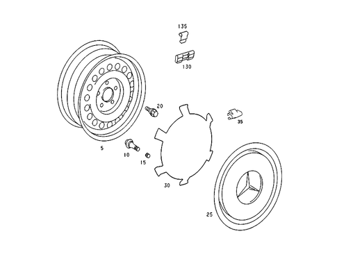 Wheels for 1988 Mercedes-Benz 190D #3