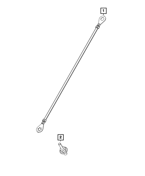Battery, Battery Tray and Cables for 2022 Jeep Wrangler #7