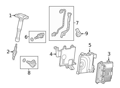 Ignition System for 2021 Acura ILX #0