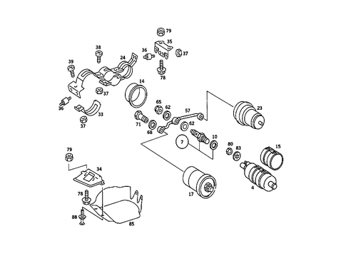 Fuel Pump Package for 1989 Mercedes-Benz 190 E #0