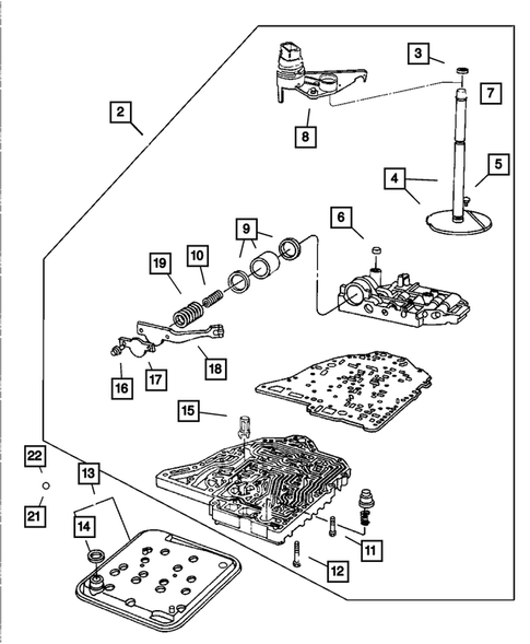Valve Body for 2004 Dodge Caravan #0
