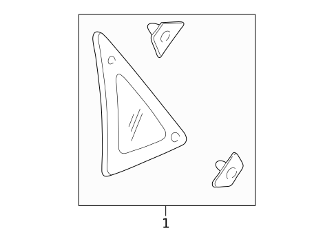 Glass & Hardware for 2005 Ford Focus #0