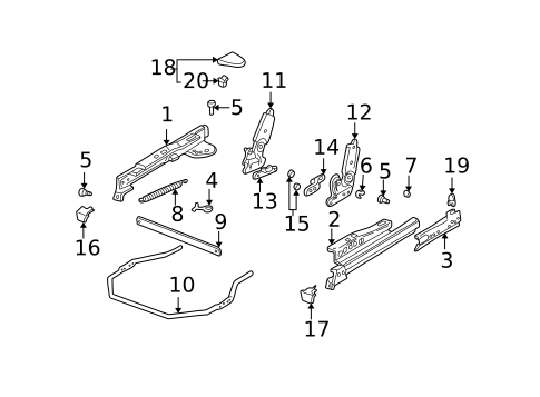 Tracks & Components for 2001 Pontiac Bonneville #3