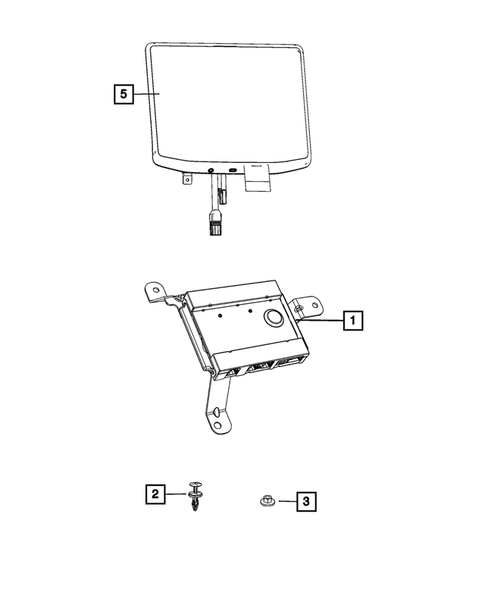 Radio, Antenna, Speakers, DVD, and Video systems for 2022 Jeep Grand Wagoneer #5