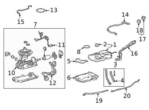 Fuel System Components for 2025 Lexus LX700h #1