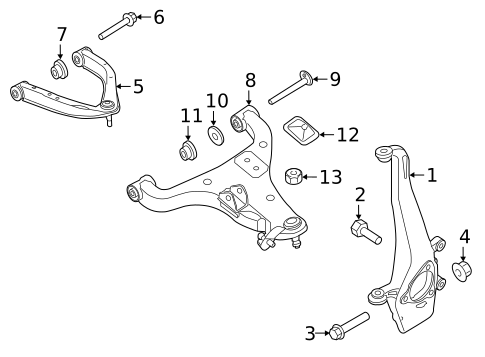 Suspension Components for 2009 INFINITI QX56 #3