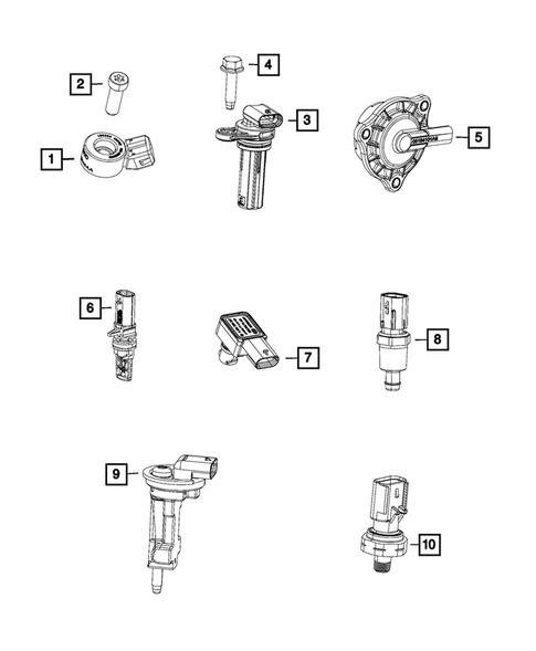 Sensors for 2017 Jeep Cherokee #4