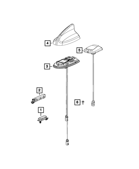 Radio, Antenna, Speakers, DVD, and Video systems for 2016 Dodge Charger #2