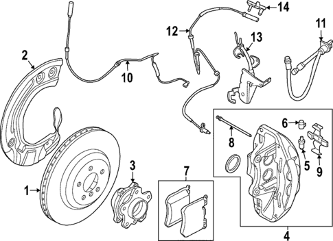 Brake Components for 2022 BMW 430i Gran Coupe #1