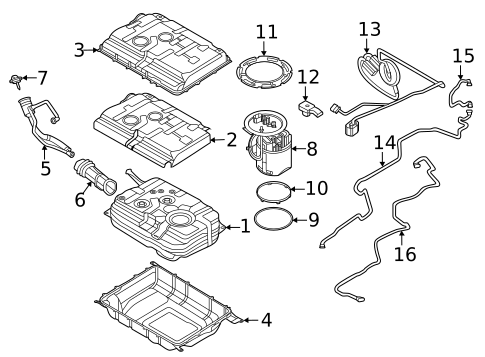 Fuel System Components for 2025 BMW X5 #0