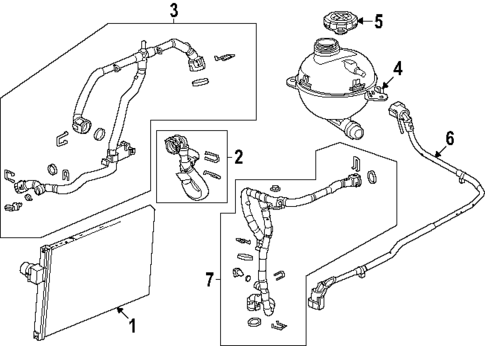 Radiator & Components for 2024 Chevrolet Equinox EV #0