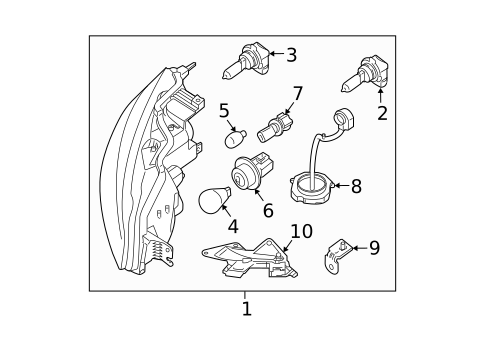 Bulbs - Chassis for 2010 Nissan Altima #0