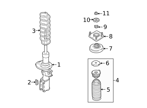 Suspension, Springs & Related Components for 2006 Volvo XC70 #0