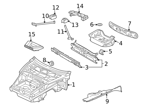 Inner Structure for 2005 Porsche 911 #1