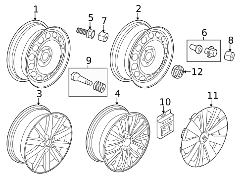 Wheels & Trim for 2015 Volkswagen Jetta #2