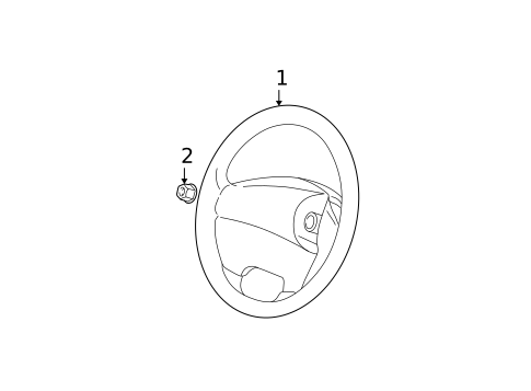 Steering Wheel & Trim for 2002 Jeep Grand Cherokee #0