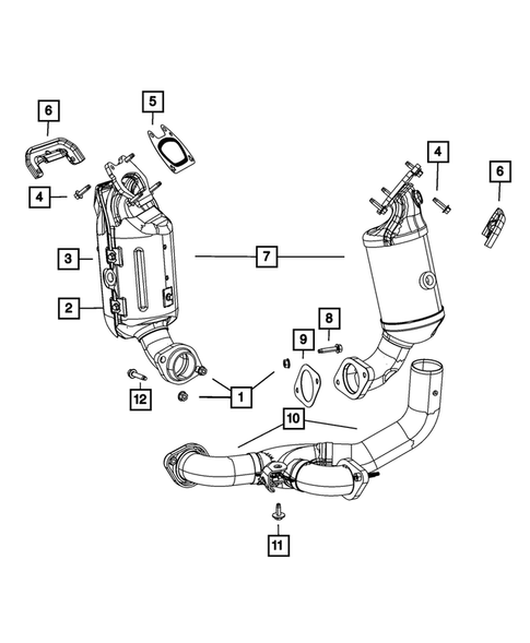 Manifolds and Vacuum Fittings for 2014 Dodge Grand Caravan #1