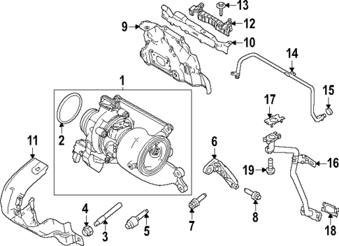 Turbocharger & Components for 2023 Volvo XC40 #0
