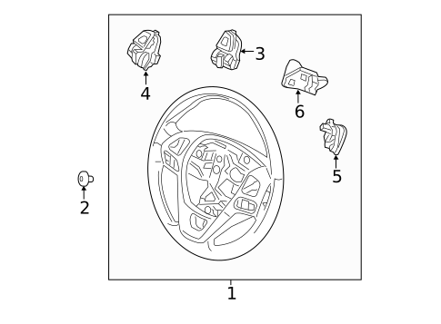 Steering Wheel & Trim for 2018 Lincoln MKT #0