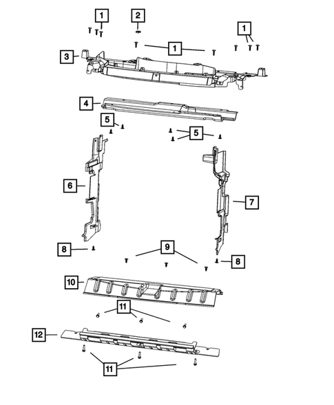 Radiator and Related Parts; Charge Air Cooler for 2022 Jeep Cherokee #3