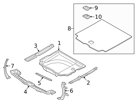 Interior Trim - Rear Body for 2023 Volvo V60 #0